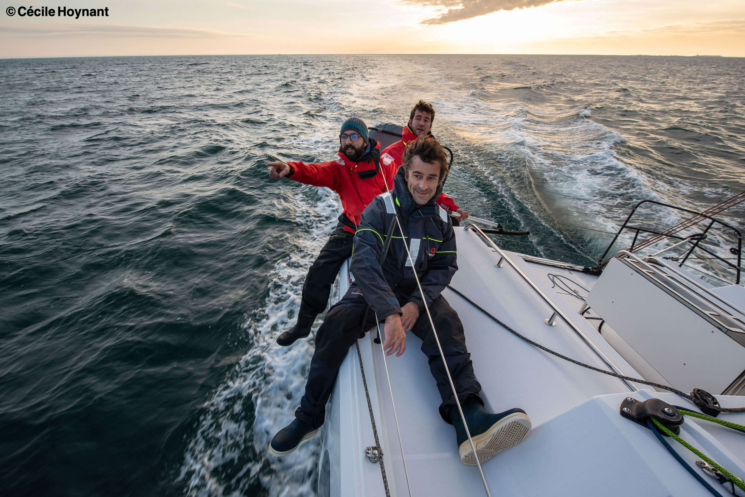 portrait environnemental, Damien Bidaine, François-Xavier de Crécy, Voile Magazine, essai de voilier, Pogo 44, chantier Pogo Structures, Finistère, Bretagne, navigation