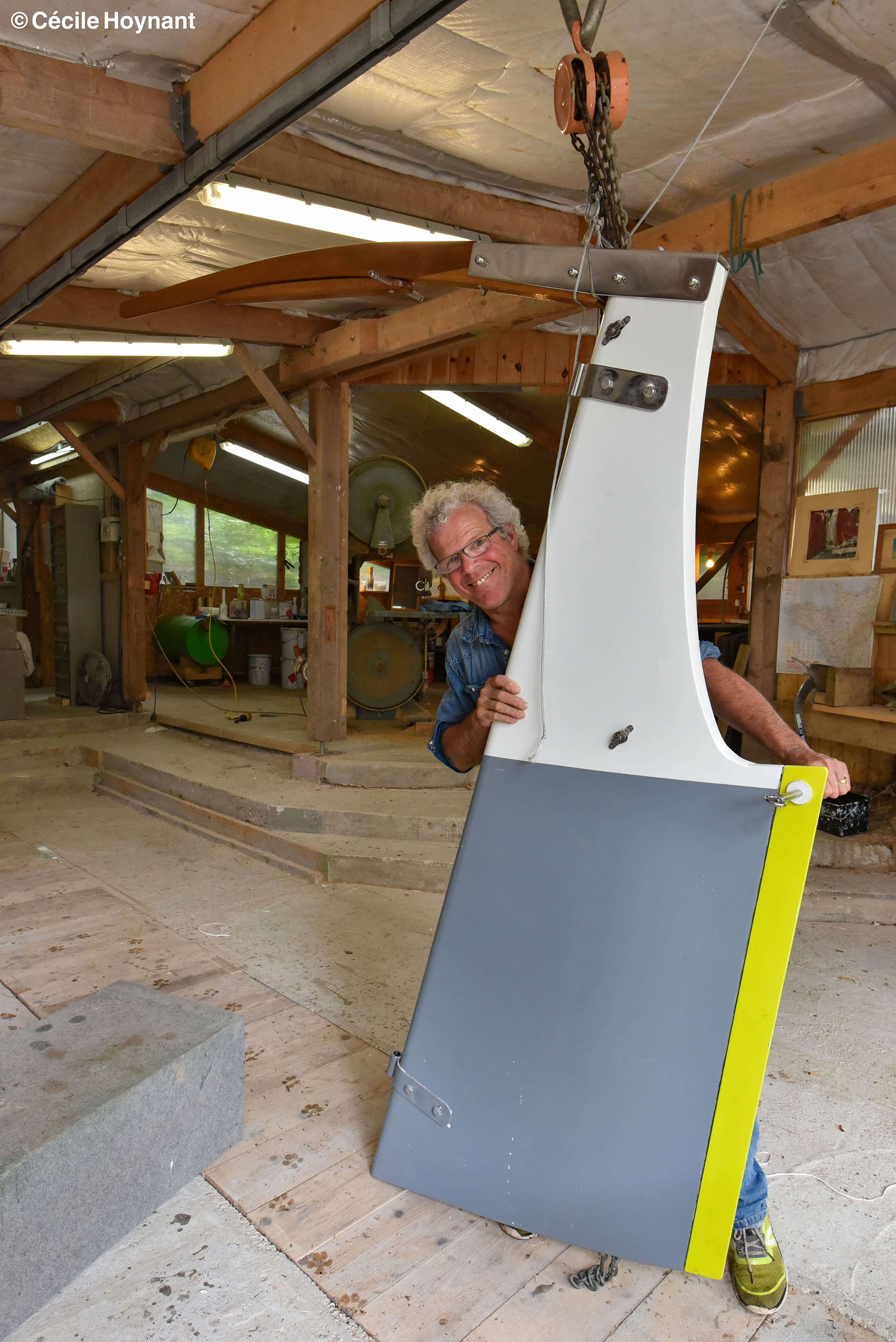 portrait environnemental, Antoine Carmichaël, chantier nautique, Pakouk 700, voilier, artisanat, Bretagne