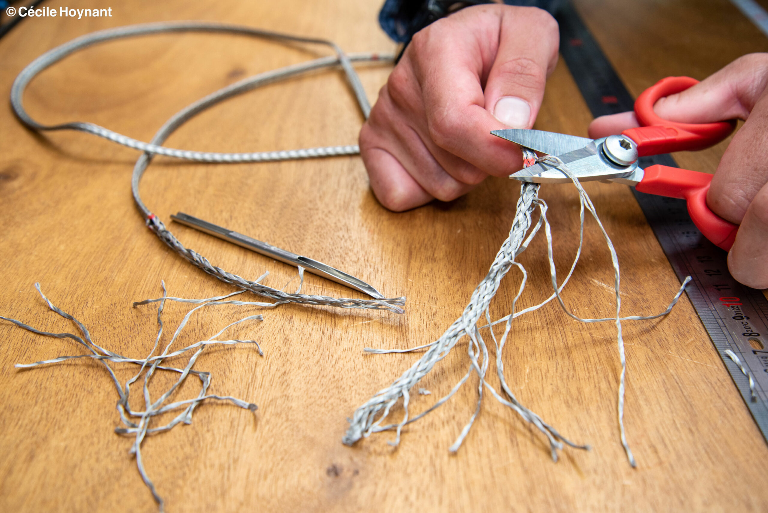 matelotage moderne, cordage, Dyneema, loop, épissure, Ino-Rope, Concarneau, Finistère, Bretagne