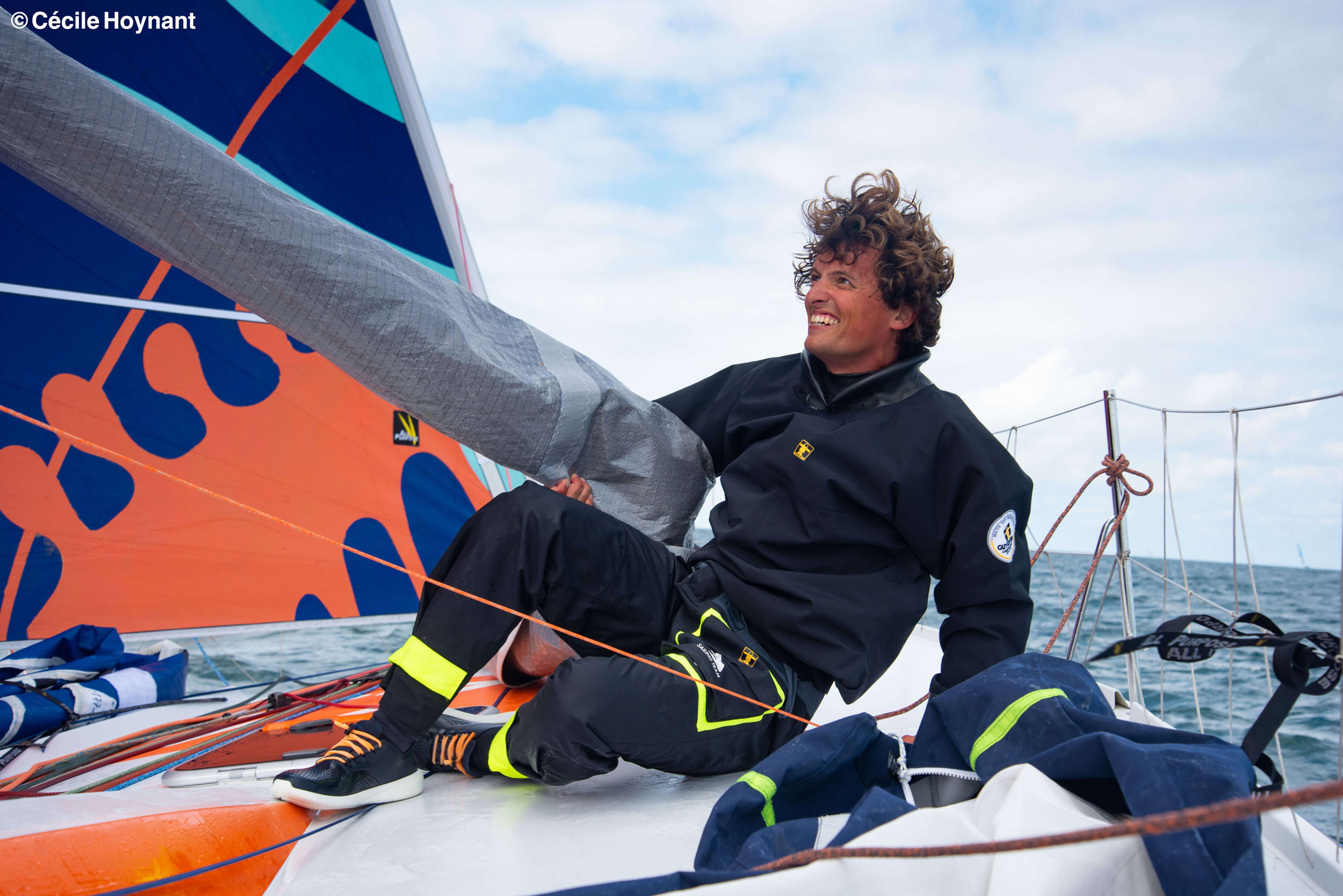 course au large, navigateur en solitaire, Stan Thuret, skipper, Route du Rhum, transatlantique, Class 40, manœuvres