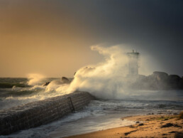 Photo de tempête en Bretagne, tirage d'art numéroté en série limitée, Cécile Hoynant